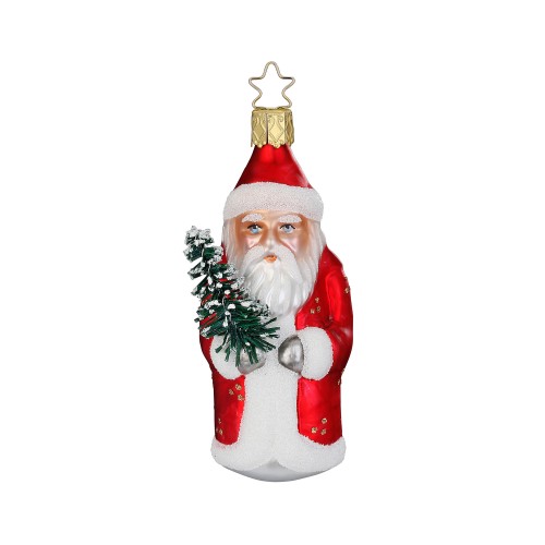 Елочная игрушка Inge Glas Санта с елочкой В11