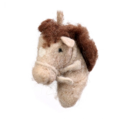 Елочная игрушка ZELENA Конь мульти В10 а2