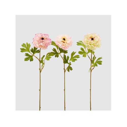 Штучні квіти EDG Ранункулюс пікоті світло-рожевий В60