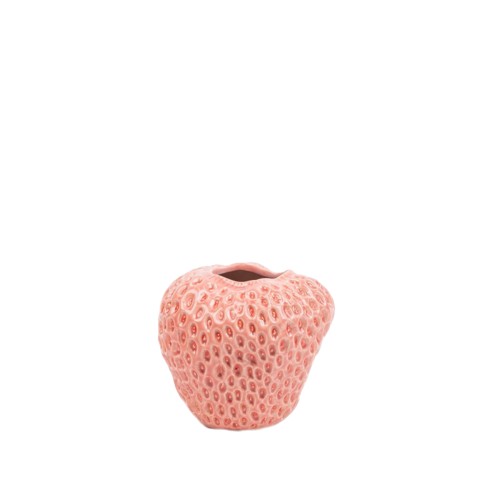 Ваза керамічна ZELENA Полуниця рожева В18