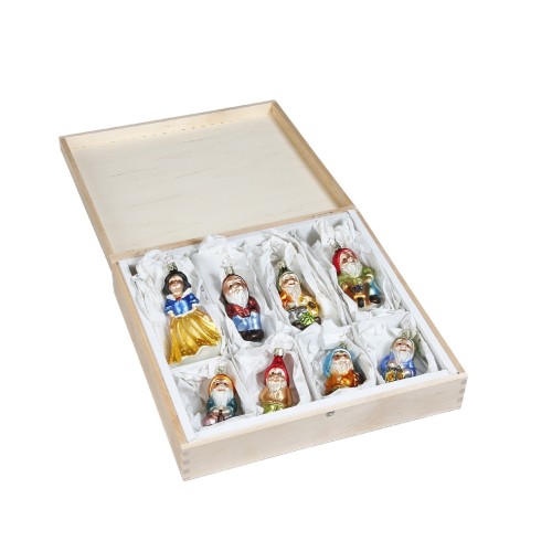 Набір ялинкових іграшок Inge Glas Білосніжка та сім гномів