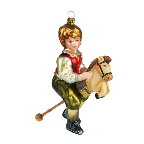 Ялинкова іграшка Komozja Хлопчик на коні