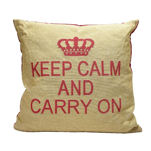 Декоративна подушка FS Home Keep Calm Зберігайте спокій 45х45