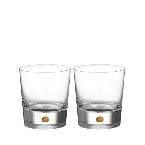 Склянки для віскі Orrefors Orrefors Intermezzo золото 400мл х2