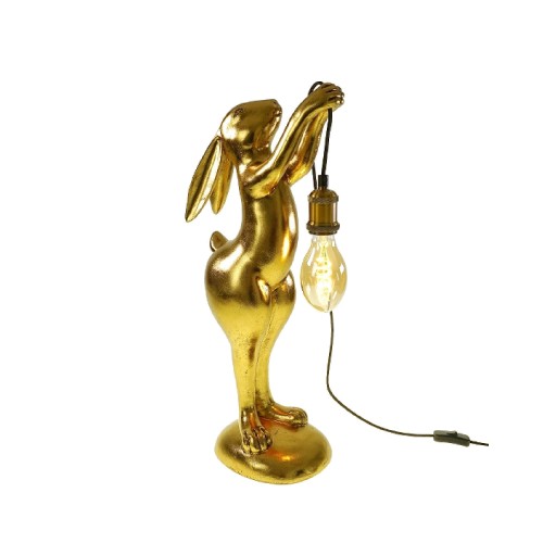 Настольная лампа ZELENA Кролик держащий лампочку В61