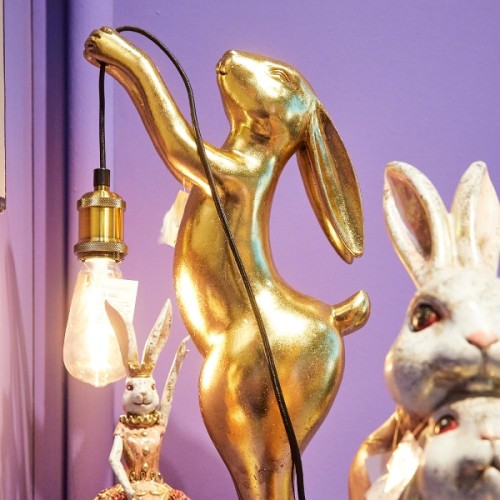 Настільна лампа ZELENA Кролик тримає лампочку В61
