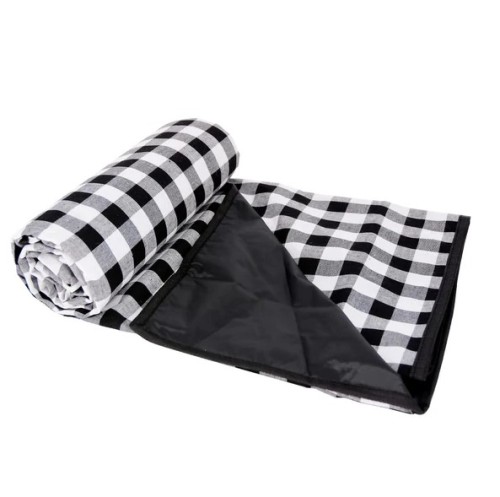 Покривало для пікніку LJC 140х140 чорно-біле