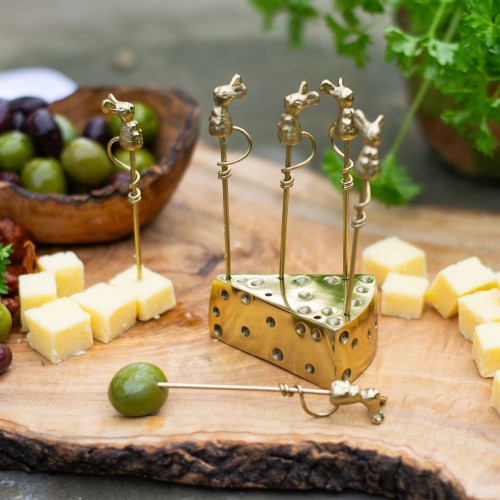 Шпажки металеві Culinary Concepts Мишки на сирі