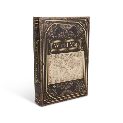 Сейф-Книга Authentic Models Карта світу