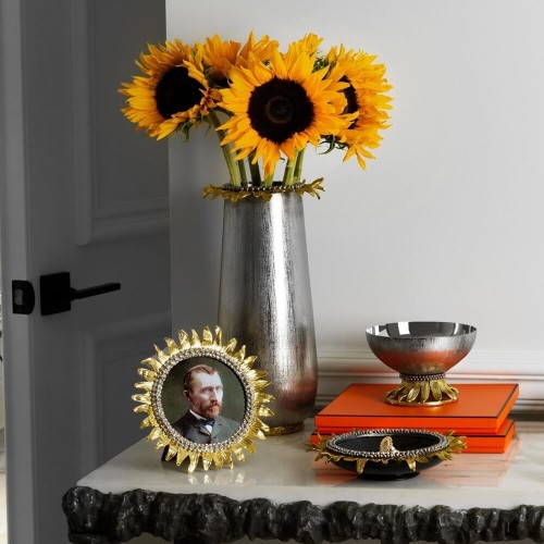 Ваза металлическая Michael Aram Sunflower В34