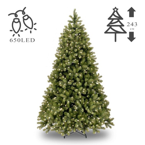 Штучна ялинка ZELENA Бейберрі PC 650 White LED В243