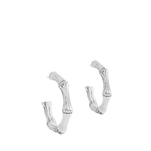 Сережки Anabel Aram Bamboo Medium срібні