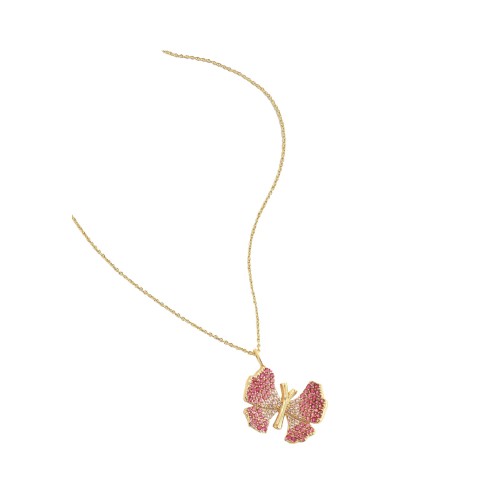 Подвеска Anabel Aram Butterfly розовая