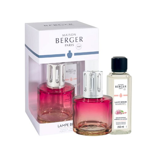 Ароманабор Maison Berger Лампа Берже и рефил Pure В тени магнолий розовый