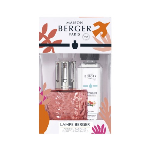 Ароманабор Maison Berger Лампа Берже и рефил Tendance Summer Limited edition Fresh Spirit розовый