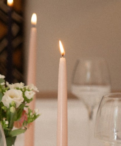 Французька свічка Myjoliecandle Flambeaux 2,2х29 бежева