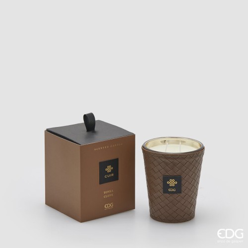 Аромасвеча EDG Cuir Tonka Clove 360г