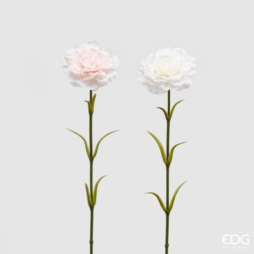 Искусственные цветы EDG гвоздика белая В65