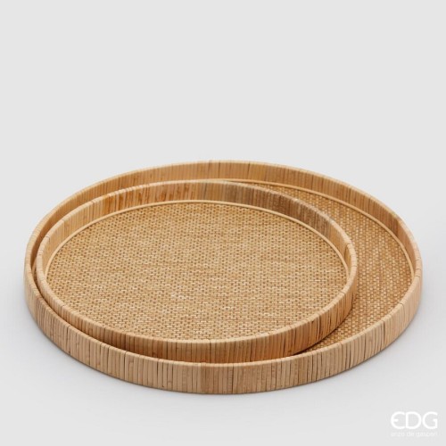 Поднос EDG из ротанга Д50