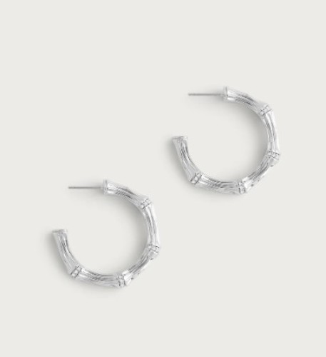 Сережки Anabel Aram Bamboo Medium срібні