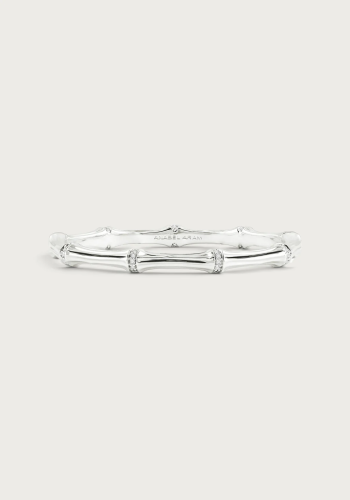 Браслет Anabel Aram Bamboo Hinged срібний