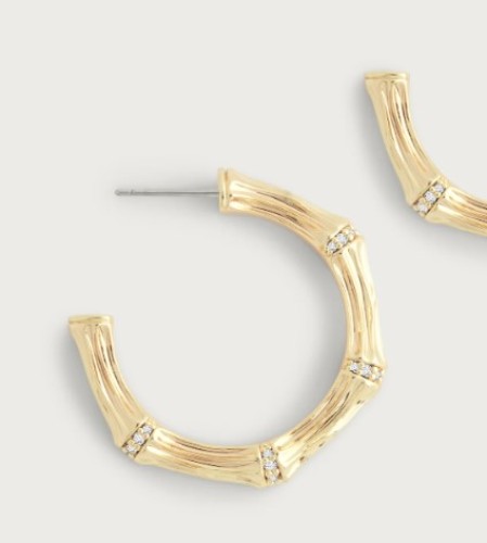 Сережки Anabel Aram Bamboo Medium золоті