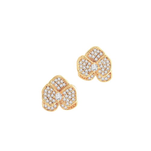 Сережки-гвоздики Anabel Aram Orchid White золоті