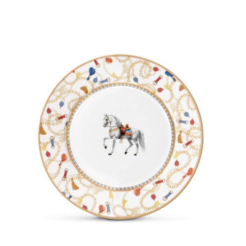 Фарфоровая тарелка Easy Life Cheval Символ года White Д20