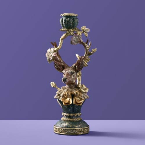 Подсвечник ZELENA Олень Mrs. В30