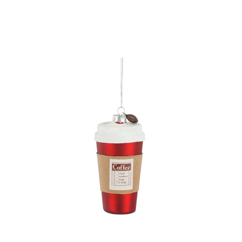 Елочная игрушка ZELENA Coffee to go В10