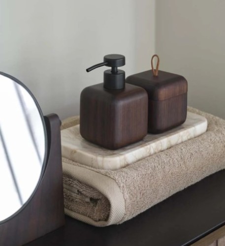 Дозатор для жидкого мыла Aquanova Ebony Pecan В13