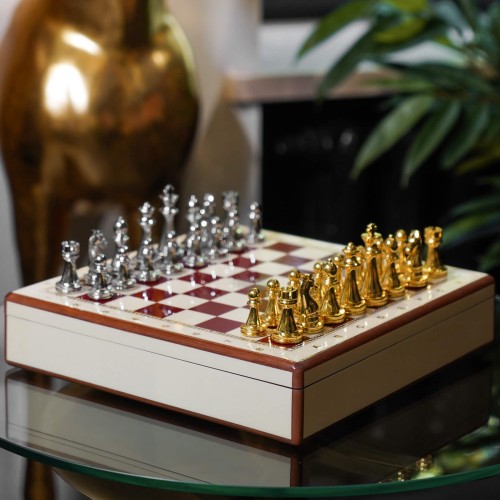 Шахи та шашки Pozzi Milano White Luxury 38х38