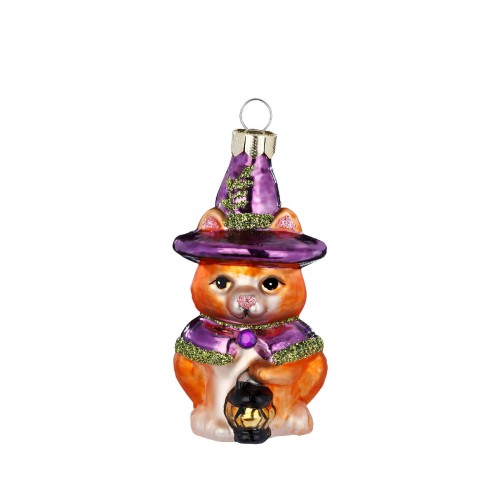 Елочная игрушка Inge Glas Кот волшебник В8