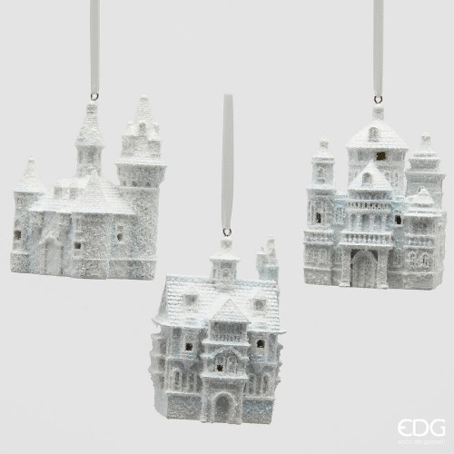 Елочная игрушка EDG Замок LED В11 а3