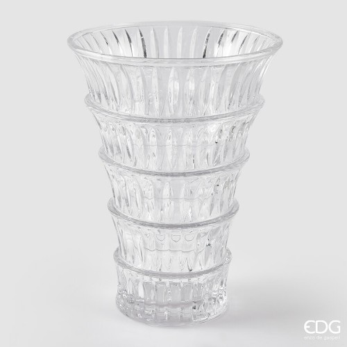 Ваза скляна EDG Strati В29