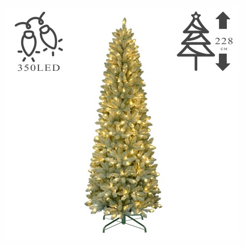 Штучна ялинка ZELENA Шервуд засніжена 350LED В228