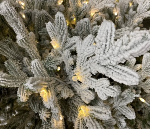 Штучна ялинка ZELENA Гудзон засніжена 450LED В195