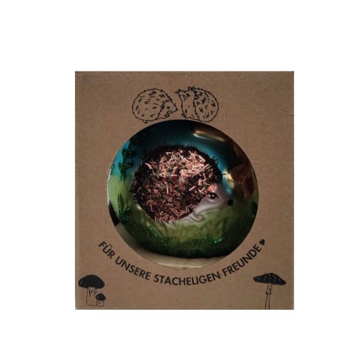 Новорічна кулька Inge Glas Їжачок Д8