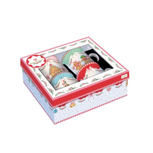 Набір кухлів Easy Life Sweet Christmas 300мл х4