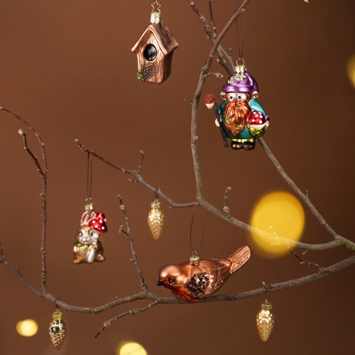 Ялинкова іграшка Inge Glas Кролик з мухомором В7