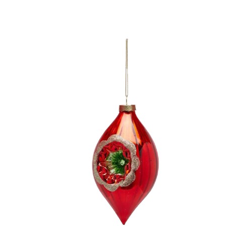 Елочная игрушка EDG Винтаж флерон сосулька В15