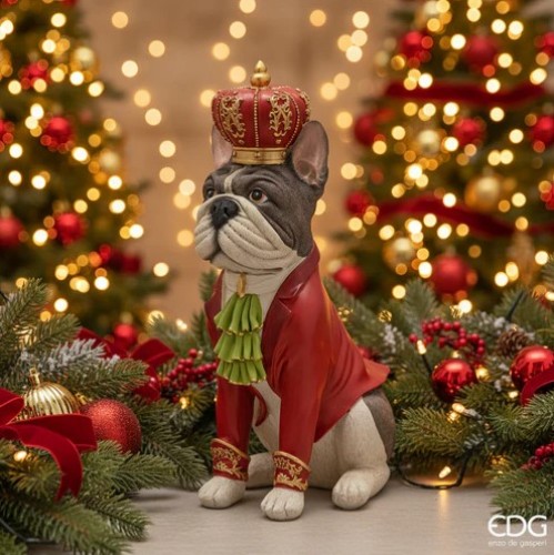 Статуэтка EDG Бульдог с короной В38