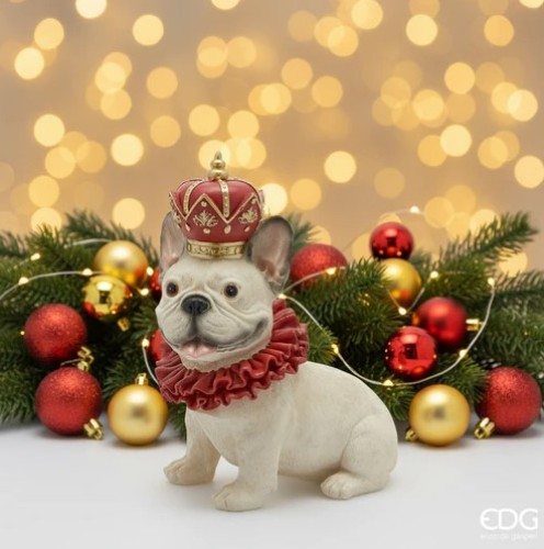 Статуэтка EDG Бульдог с короной В28