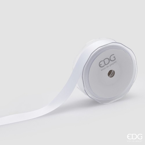 Декоративная лента EDG белая 25мм 20м