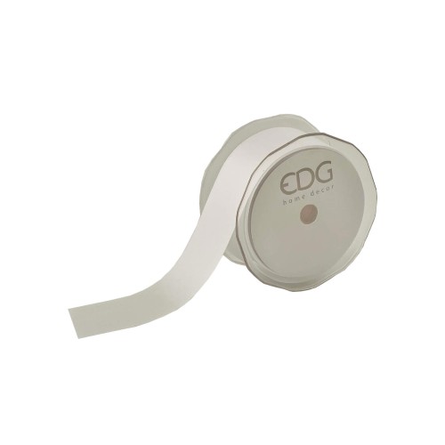 Декоративная лента EDG белая 40мм 20м