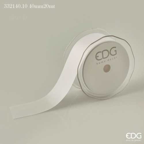 Декоративная лента EDG белая 40мм 20м