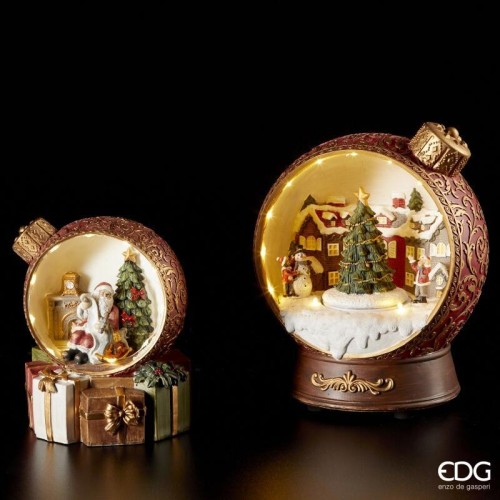 Новогодняя сцена EDG Рождество в шаре В17