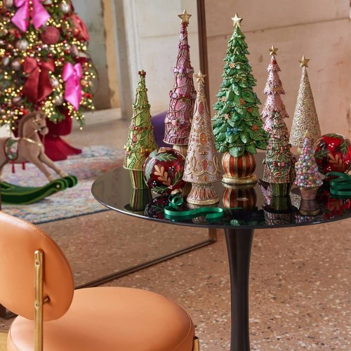 Новорічна статуетка EDG Ялинка вінтаж В46