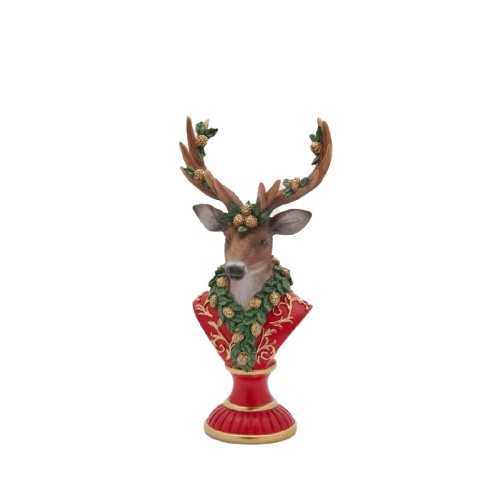 Новорічна статуетка EDG Олень бюст В33