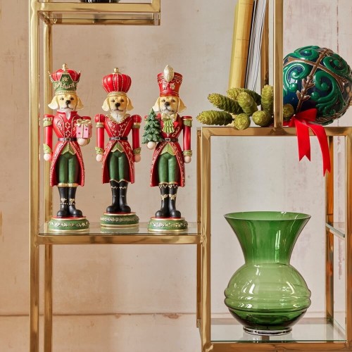 Новорічна статуетка EDG Лабрадор з подарунком В37